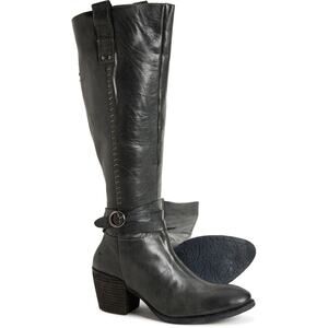 ROAN BY BED STU Women's Garner Black Pull up Boots - Leather 9 M